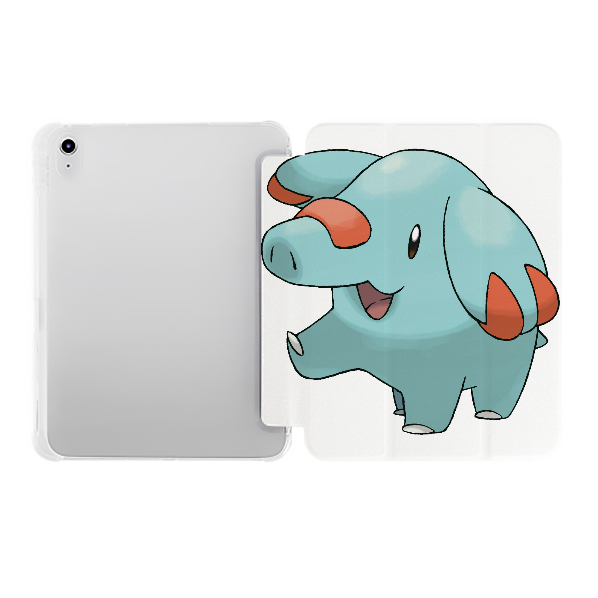 （画像用） ポケットモンスター Pokémon IPad ケース ペン収納付き 三つ折りスタンド PUレザー×シリコン 対応機種9.5/10.5/10.9インチ